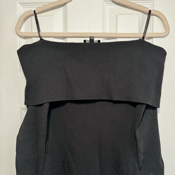 NWOT‼️REVOLVE - BARDOT Off Shoulder Knit Dress in Black (Size M) - Picture 11 of 13